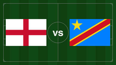 England vs. DR Kongo